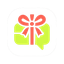 DMWrapped logo — a gift-wrapped chat bubble